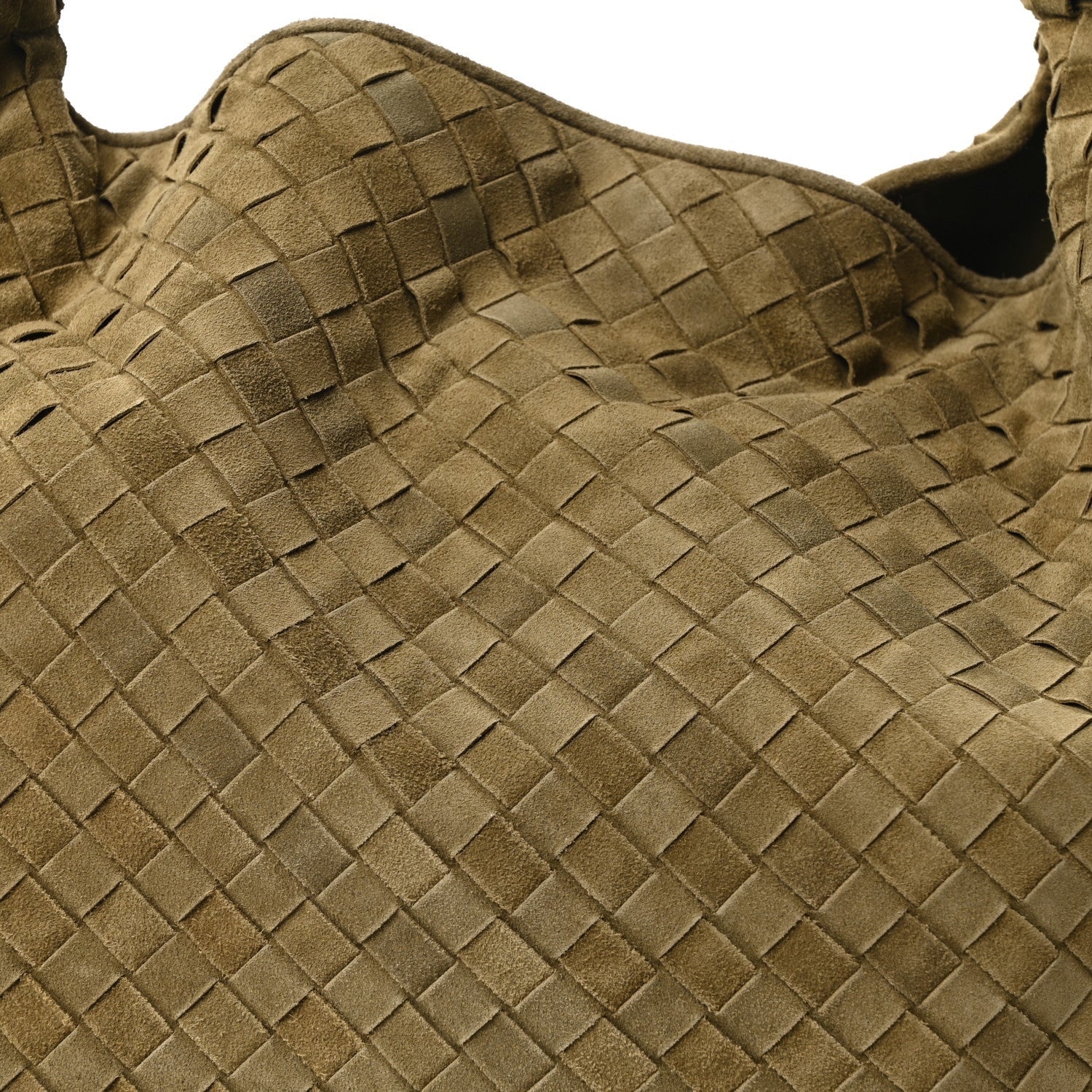 Suede Intrecciato Large Hop Mud