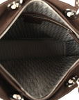 Lambskin Cannage Large Lady D1OR Brown