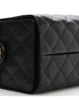 Caviar Quilted Small CHNL 25 Handbag Black