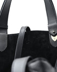 Calfskin Macrocannage Large Toujours Black