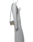 Box Calfskin 30 Montaigne Box Bag Gray