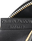 Giant Check Calfskin Large Camera Bag Black