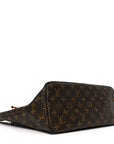 Monogram Sydney V Neverfull MM Rose Ballerine