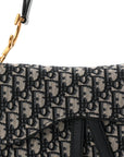 Oblique Saddle Bag Blue
