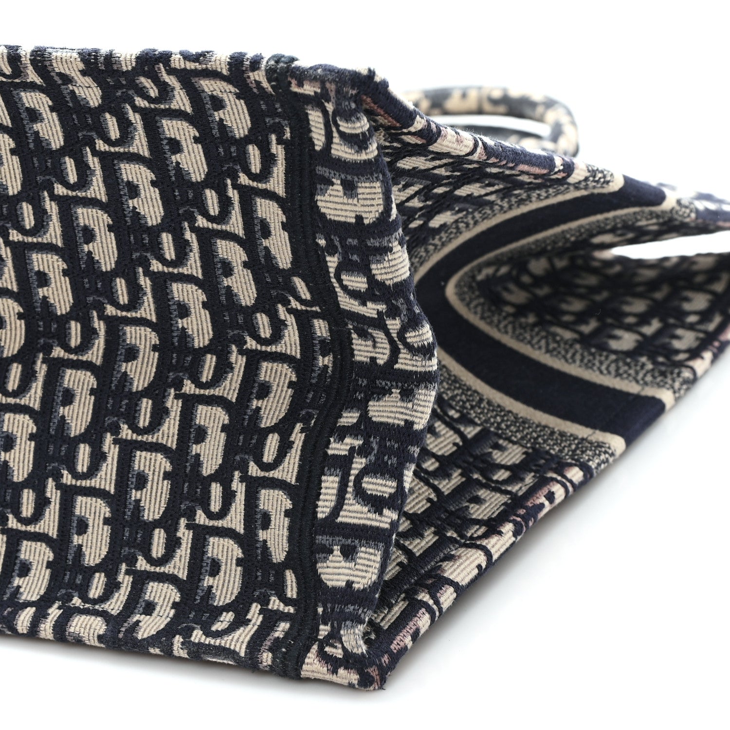 Oblique Large Book Tote Blue Multicolor