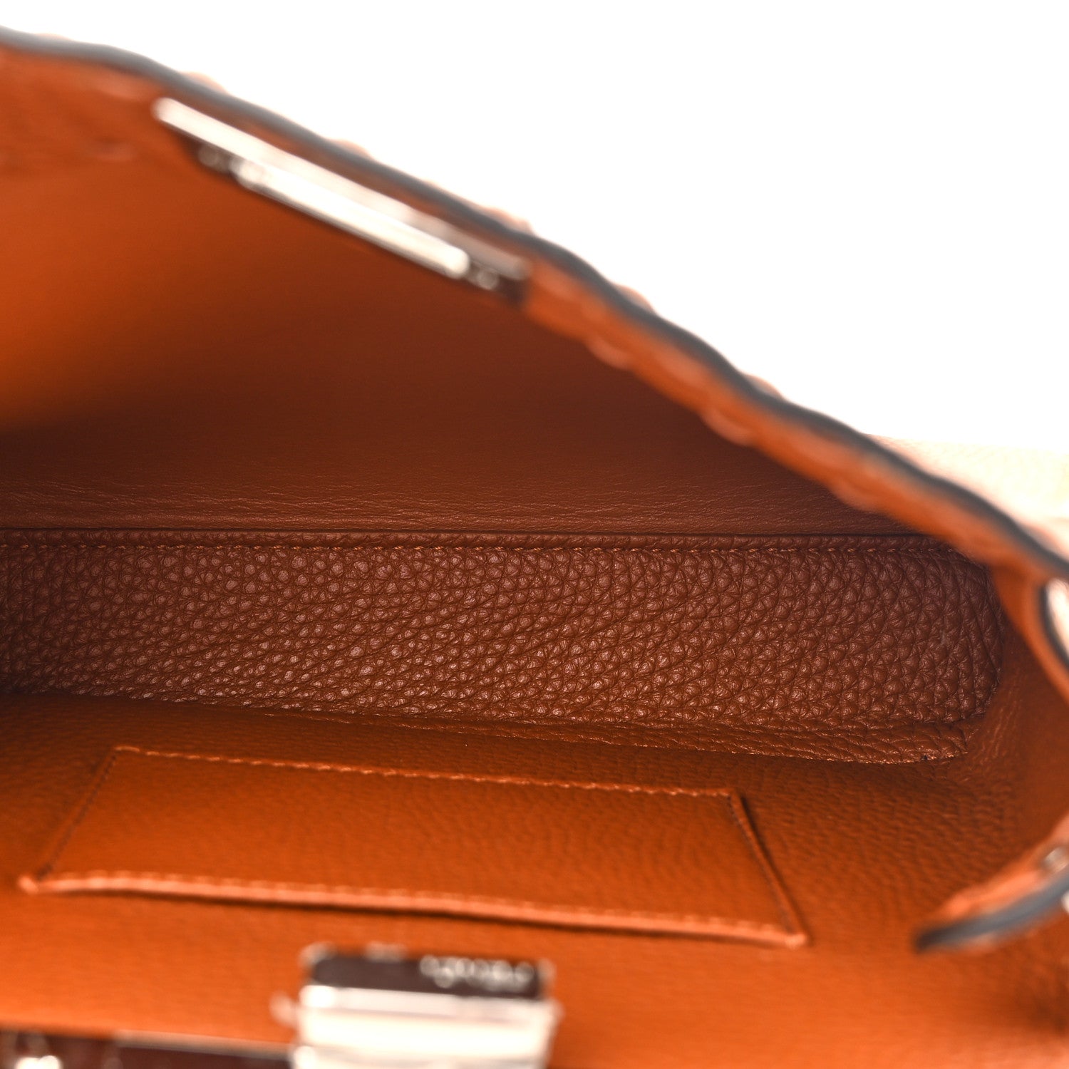 Cuoio Romano Snakeskin Selleria Mini Peekaboo Iconic Satchel Cappuccino