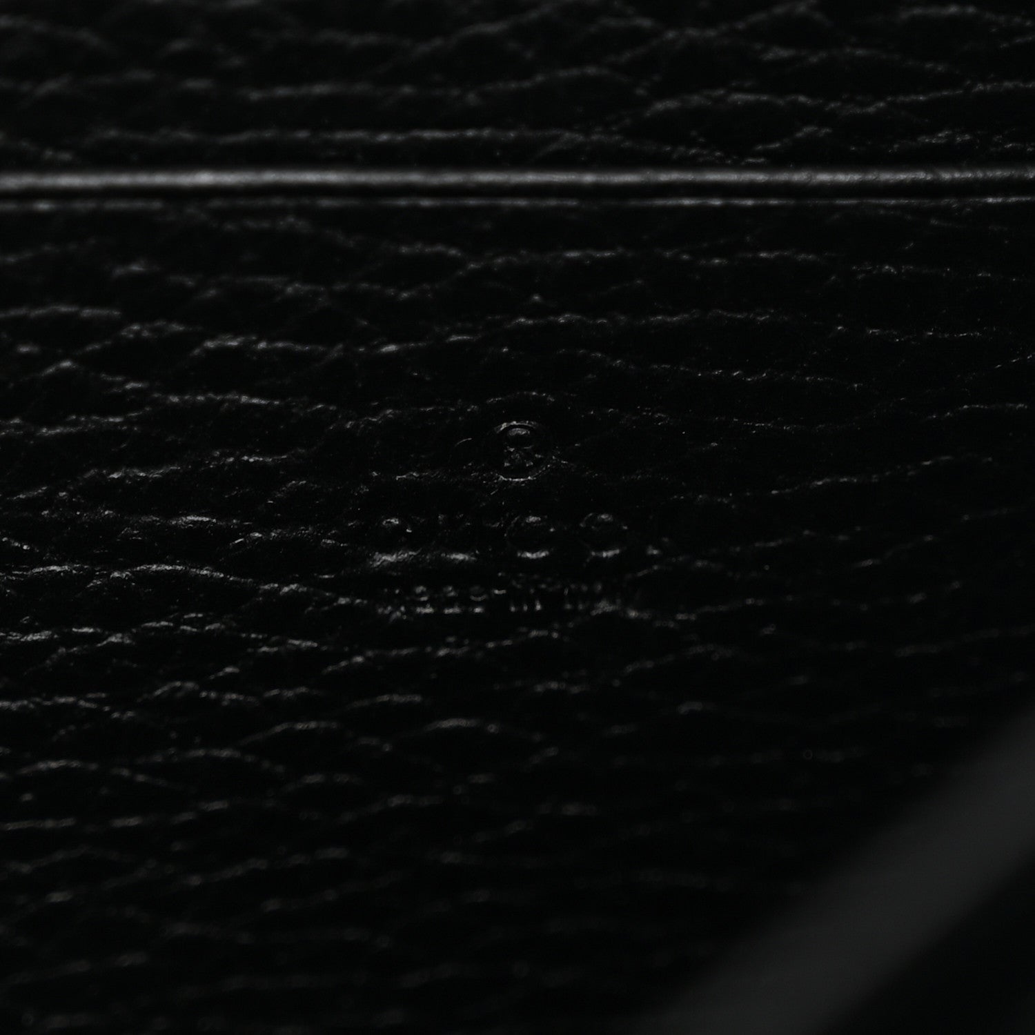 Calfskin Mini Dionysus Chain Wallet Black