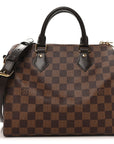 Damier Ebene Speedy Bandouliere 25