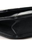 Lambskin Quilted Wallet On Chain WOC Black