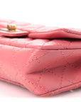 Aged Calfskin Quilted 2.55 Reissue Flap Belt Bag Pink