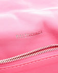 Crushed Calfskin Quilted Small Crush Chain Bag Sweet Pink