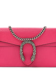 Dollar Calfskin Crystal Super Mini Dionysus Shoulder Bag Box Pink Black Diamond