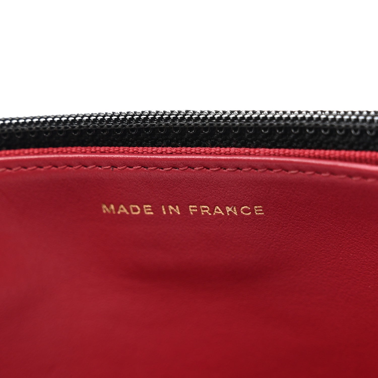 Lambskin Quilted CHNL 19 Wallet On Chain WOC Black