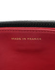 Lambskin Quilted CHNL 19 Wallet On Chain WOC Black