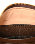 Monogram Jumbo GG Textured Dollar Calfskin Web Mini Ophidia Half Moon Hobo Camel Ebony New Acero