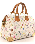 Monogram Multicolor Speedy 30 White