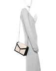 Canvas Calfskin Classic Monogram Cassandra Natural Black