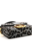 Pony Hair 30 Montaigne Box Bag Blue