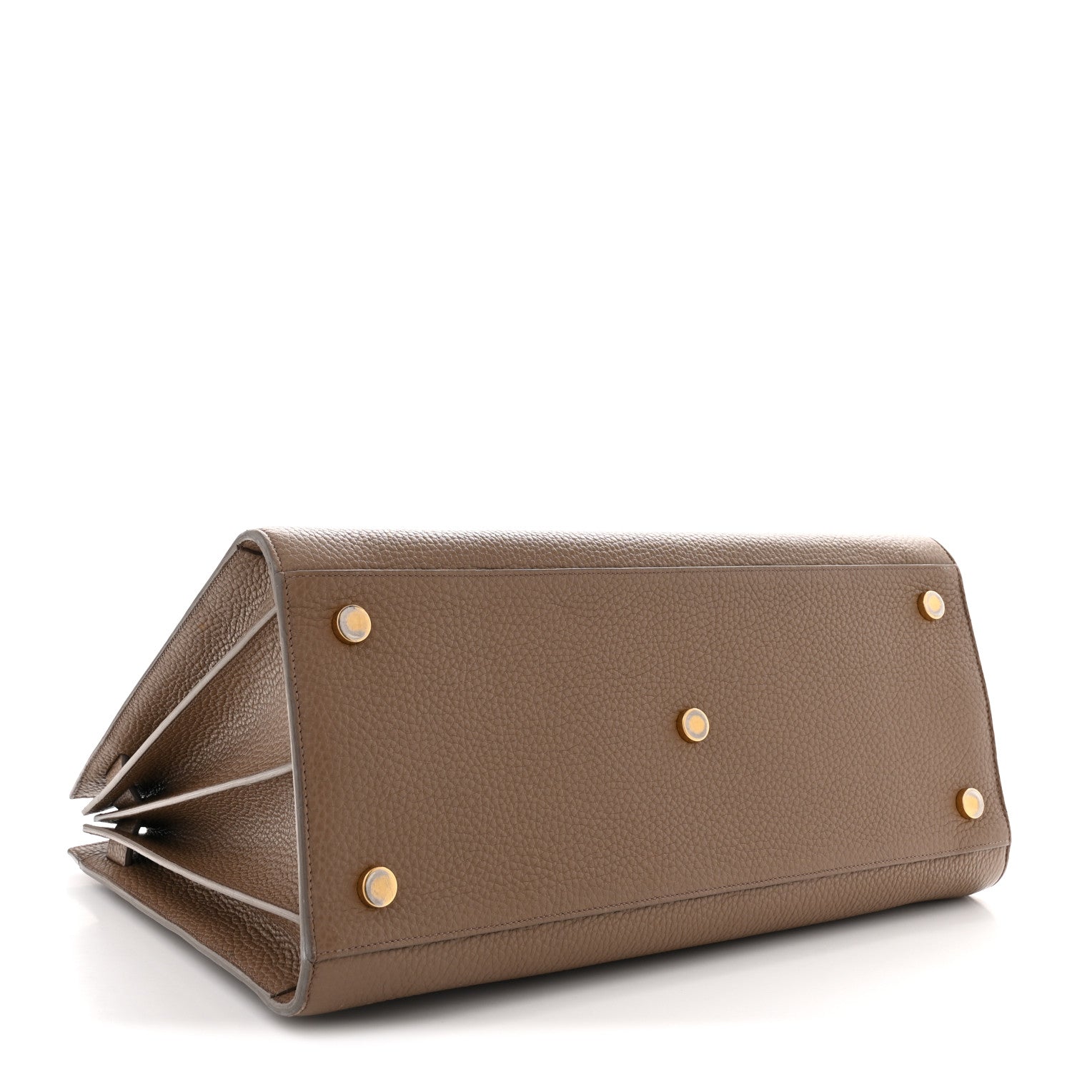 Grained Calfskin Large Sac de Jour Carryall Taupe