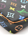 Monogram Multicolor Pochette Accessories Black