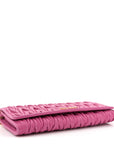 Nappa Matelasse Wallet On Chain Fuxia