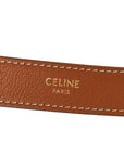 Supple Calfskin Medium Triomphe Heloise Shoulder Bag Tan