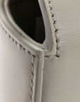 Shiny Calfskin Mini Triomphe Chalk