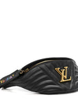 Calfskin Quilted New Wave Bumbag Black