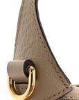 GG Supreme Monogram Textured Dollar Calfskin Mini Jackie 1961 Hobo Beige Mystic White Oatmeal