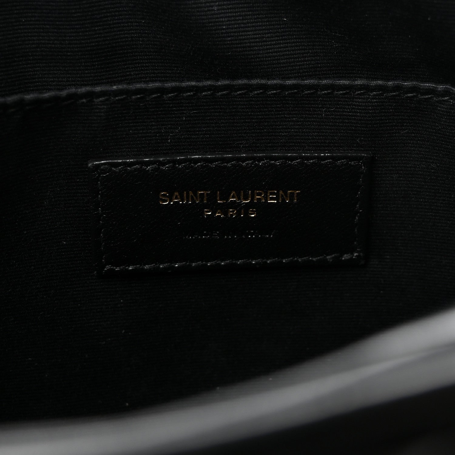 Calfskin Matelasse Monogram Lou Camera Bag Black