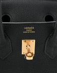 Togo Birkin 25 Black