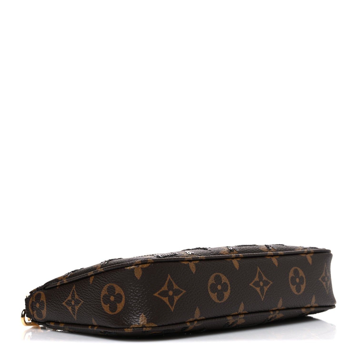 Monogram Sequins Pochette Accessories Black
