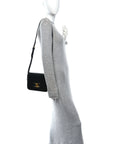 Shiny Calfskin Medium Triomphe Black