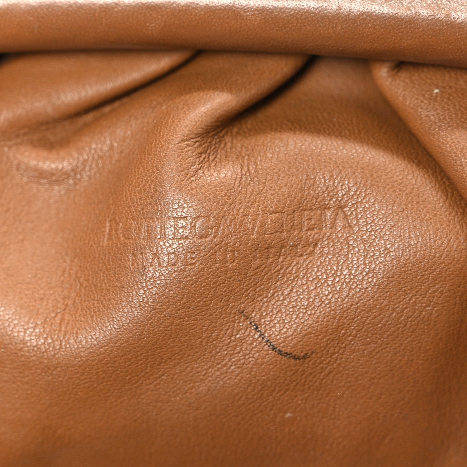 Butter Calfskin The Mini Pouch Camel