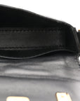 Nappa Matisse FF Embossed Nano Maxi Buckle Baguette Charm Black