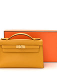 Swift Kelly Pochette Clutch Jaune Ambre