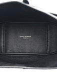 Grained Calfskin Baby Le 5 A 7 Supple Hobo Black