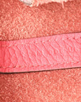 Taurillon Clemence Picotin Lock 22 MM Rose Azalee
