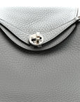 Taurillon Clemence Mini Lindy 20 Bleu Pale