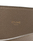 Soft Grained Calfskin Small Belt Cabas Phantom Taupe