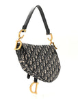 Oblique Saddle Bag Blue