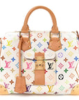 Monogram Multicolor Speedy 30 White