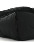 Nylon Intrecciato Padded Tech Maxi Cassette Bag Black