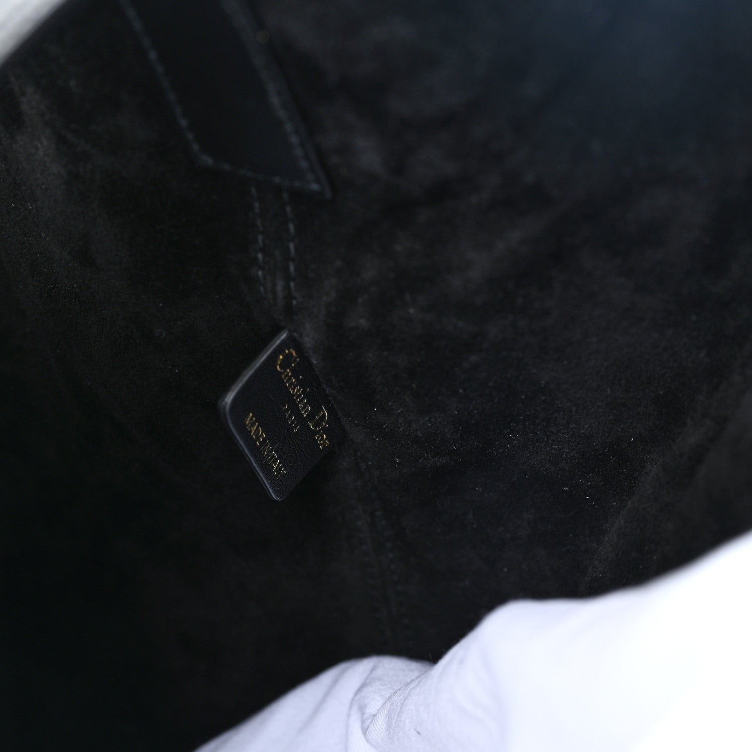 Calfskin Macrocannage Large Toujours Black