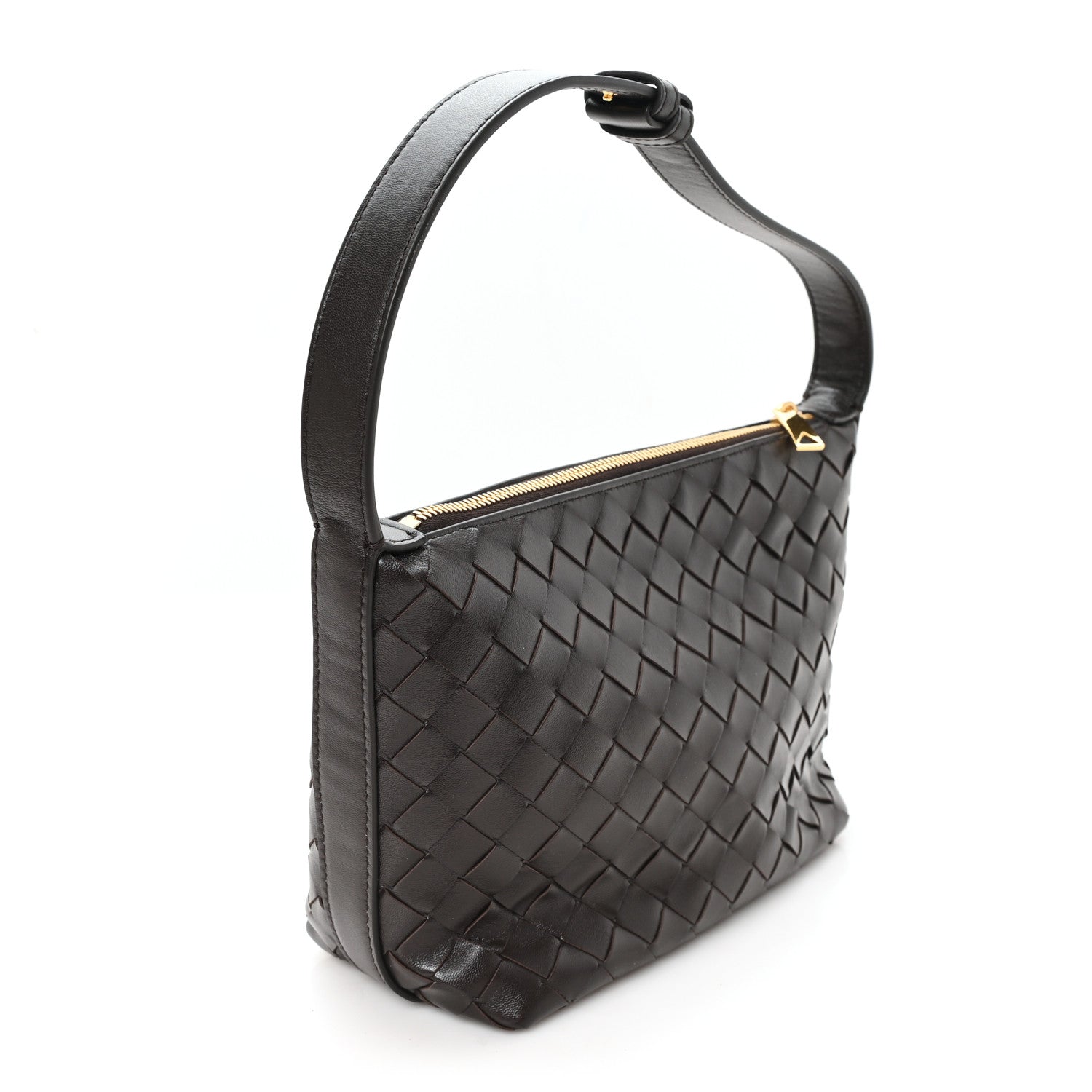 Calfskin Nappa Intrecciato Mini Wallace Fondant