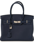 Togo Birkin 30 Bleu Nuit