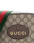 GG Supreme Monogram Web Neo Vintage Shoulder Bag Beige New Acero Crop