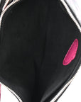 LV X YK Empreinte Multi Pochette Accessories Black Fuchsia