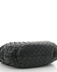 Nappa Intrecciato Teen Jodie Hobo Black