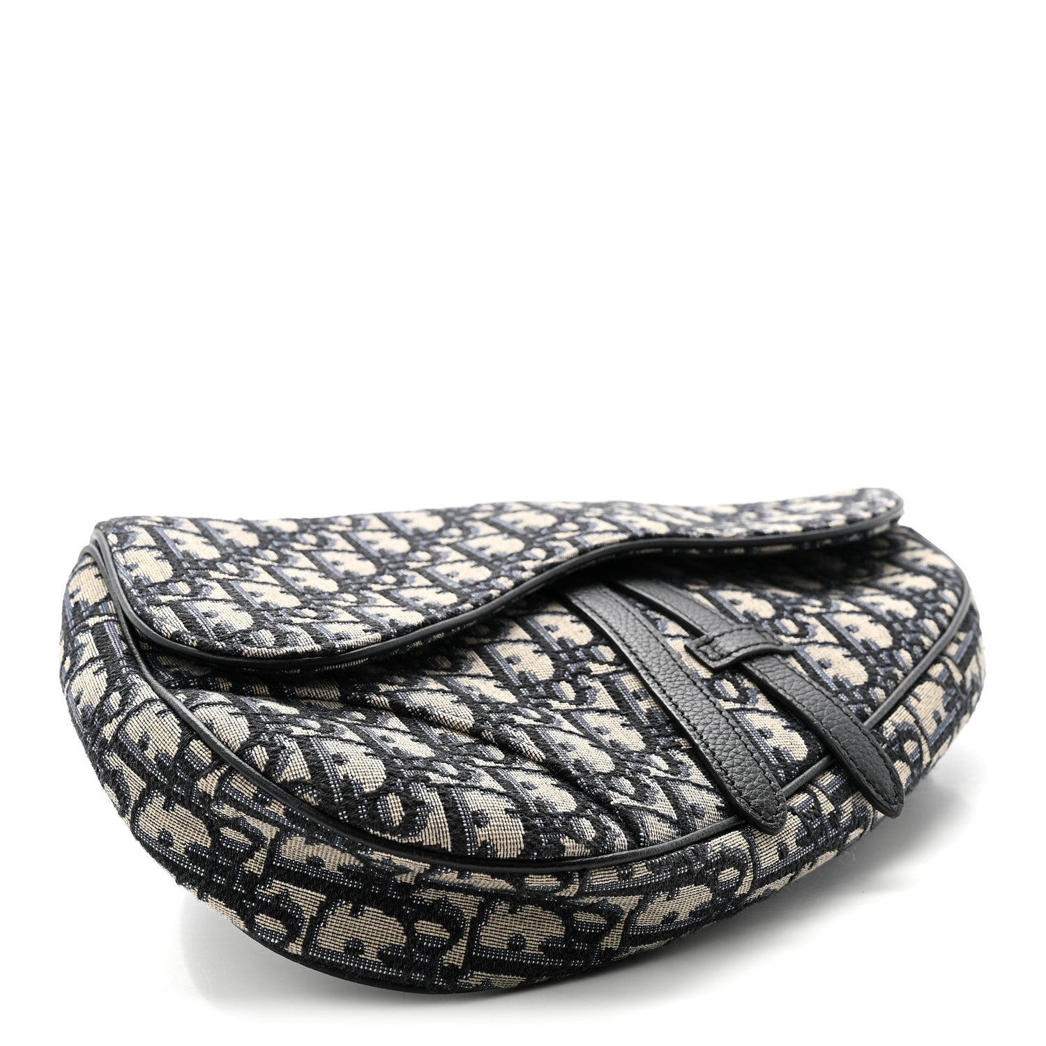 Oblique Mens Saddle Bag Blue